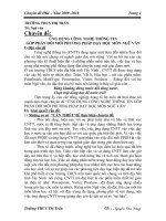 chuyên đề ngữ văn học kì 2 năm 2010 -2011