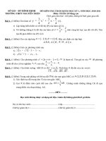 Đề thi tham khao Toán 10 HKI(có ĐA)