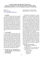 041_Phân tích thiết kế hệ thống hỗ trợ tiếp nhận hồ sơ – liên lạc công dân và trả kết quả thủ tục hành chính cho bộ phận một cửa của các sở ban ngành của TP Hà Nội