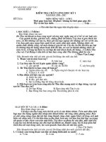 Đề kiểm tra TV 5-cuối Kì 1