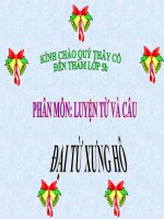 LTVC: Đại từ xưng hô ( tuyệt hảo)