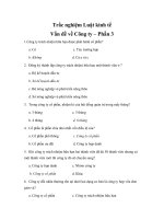 Trắc nghiệm Luật kinh tế Vấn đề về Công ty – Phần 3