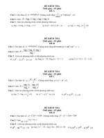 ĐỀ KIỂM TRA 1 TIẾT CHƯƠNG 2 GT 12 CB