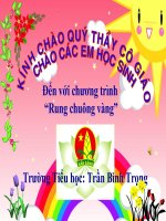 Rung chông vàng - Khối 5.
