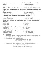 De KT Van Hoc Ki I de 1