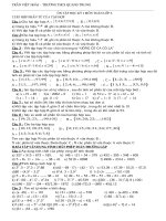 BÀI ÔN TẬP HỌC KỲ I TOÁN 6