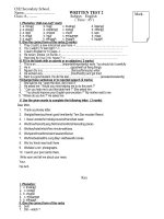 DE KIEM TRA HK I ANH 8 CHUAN CO DAP AN