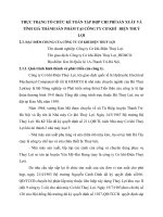 THỰC TRẠNG TỔ CHỨC KẾ TOÁN TẬP HỢP CHI PHÍ SẢN XUẤT VÀ TÍNH GIÁ THÀNH SẢN PHẨM TẠI CÔNG TY CƠ KHÍ   ĐIỆN THUỶ LỢI