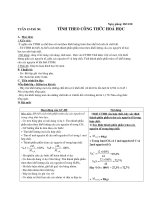 GA hoa 8 chuan KTKN tiet 30-31 moi soan