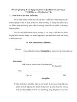 Đề xuất giải pháp để xây dựng sản phẩm du lịch bán buôn tại Công ty TNHH Đầu tư và Du lịch Sao Việt
