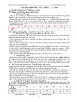 Kế hoạch công tác tháng 12-2010