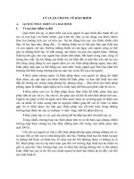 LÝ LUẬN CHUNG VỀ BẢO HIỂM