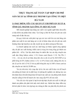 THỰC TRẠNG KẾ TOÁN TẬP HỢP CHI PHÍ SẢN XUẤT & TÍNH GIÁ THÀNH TẠI CÔNG TY DỆT HÀ NAM