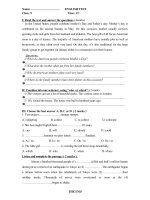 kiem tra 1t TA 9 ky 2 lan 2