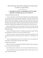 THỰC TRẠNG KẾ TOÁN TSCĐ VÀ HIỆU QUẢ SỬ DỤNG TSCĐ  TẠI CÔNG TY IN BƯU ĐIỆN