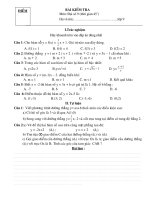 Kiểm tra 1 tiết (đại số 9)