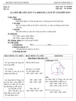 VIET HH9 T24 LIÊN HỆ GIỮA DÂY VÀ KC TỪ TÂM ĐẾN DÂY