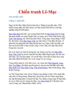 Chiến tranh Lê - Mạc 7