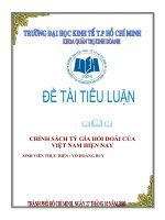 Chính sách tỉ giá hối đoái của Việt Nam