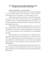 thỰc trạng quản lý các dự án đầu tư phát triển sử dụng