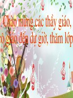 Tuần 14 : Học hát bài 