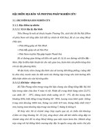 ĐẶC ĐIỂM  ĐỊA BÀN  VÀ PHƯƠNG PHÁP NGHIÊN CỨU