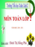 Hình chữ nhật - hình tứ giác