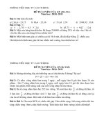 Đề tự luyện toán tuần 13