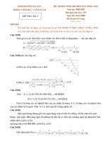 Đề CSO cấp huyện