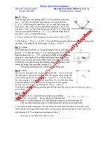 Đề thi Olympic Vật lý 11 _ 2009-2010 Trường THPT Đa Phúc