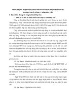 THỰC TRẠNG HOẠT ĐỘNG KINH DOANH VÀ THỰC HIỆN CHIẾN LƯỢC MARKETING Ở CÔNG TY KÍNH ĐÁP CẦU