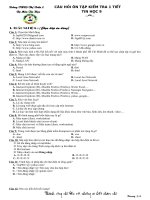 Cau Hoi on KT 1 Tiet