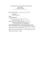 Đề thi chọn HSG tinh toán 9