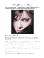 Chống lão hoá cho đôi mắt