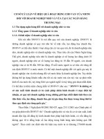 CƠ SỞ LÝ LUẬN VỀ HIỆU QUẢ HOẠT ĐỘNG CHO VAY CỦA NHTM ĐỐI VỚI DOANH NGHIỆP NHỎ VÀ VỪA TẠI CÁC NGÂN HÀNG THƯƠNG MẠI