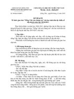 KH tổ chức giao lưu TV của chúng em cấp huyện