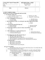 KT 1 tiết Địa 8 HKI