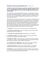 Chế độ an toàn trong XP