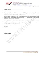 Thư mời phỏng vấn lần 2