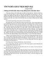 Tìm hiểu khái niệm hiện đại hoá