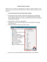 Thủ thuật Windows Explorer