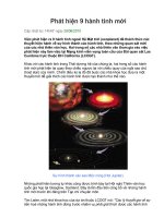 Phát hiện 9 hành tinh mới