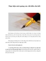 Thực hiện sách quảng cáo- đôi điều cần biết