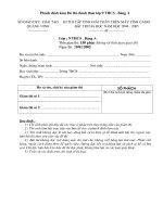 đê và đáp án thi mtbt Quảng Ninh 2004-2005