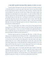 LÀM THẾ NÀO ĐỂ THÀNH CÔNG TRONG CƯƠNG VỊ CFO? Truyện kể rằng có một người