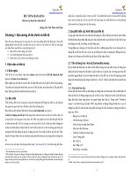 Đề cương bài giảng 