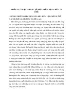 PHẦN 1 LÝ LUẬN CHUNG VỀ BẢO HIỂM VẬT CHẤT XE ÔTÔ