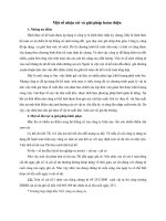 Một số nhận xét và giải pháp hoàn thiện