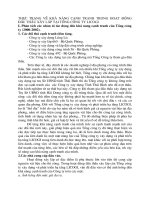 THỰC TRẠNG VỀ KHẢ NĂNG CẠNH TRANH TRONG HOẠT ĐỘNG ĐẤU THẦU XÂY LẮP TẠI TỔNG CÔNG TY LICOGI