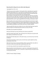 Bảng Hướng Dẫn cổ động dò tìm sớm và điều trị bệnh động mạch